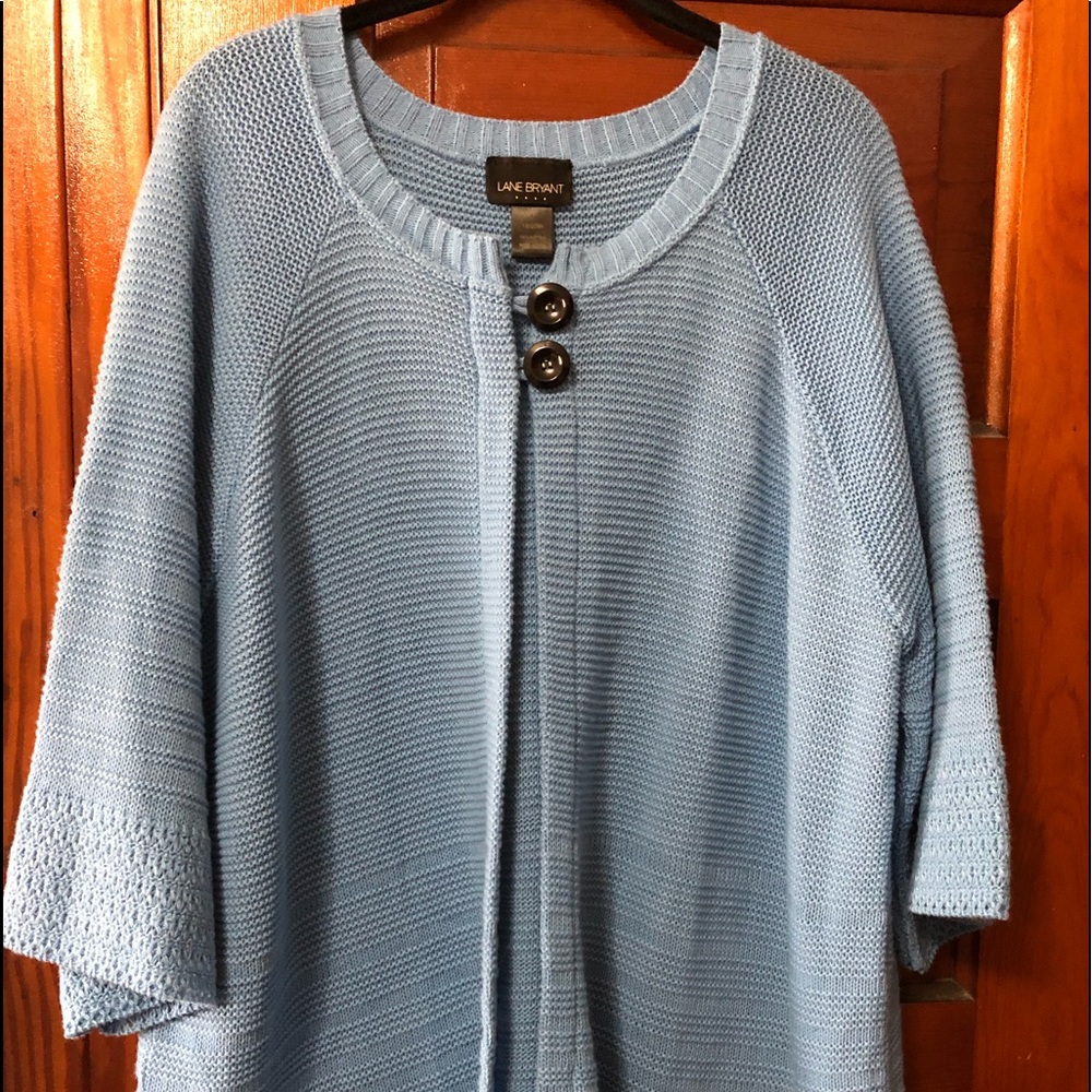 Baby blue cardigan
